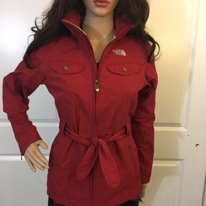North Face rain jacket.
